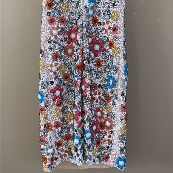 Beautiful JOVANI sequin floral dress! - Picture 7 of 8